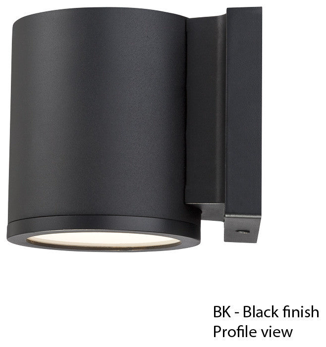 WAC Lighting Tube LED Outdoor Wall Light, Black