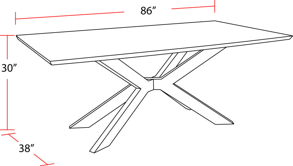 Parker House Crossings Monaco 86 In. Dining Table With 4 Upholstered Chairs