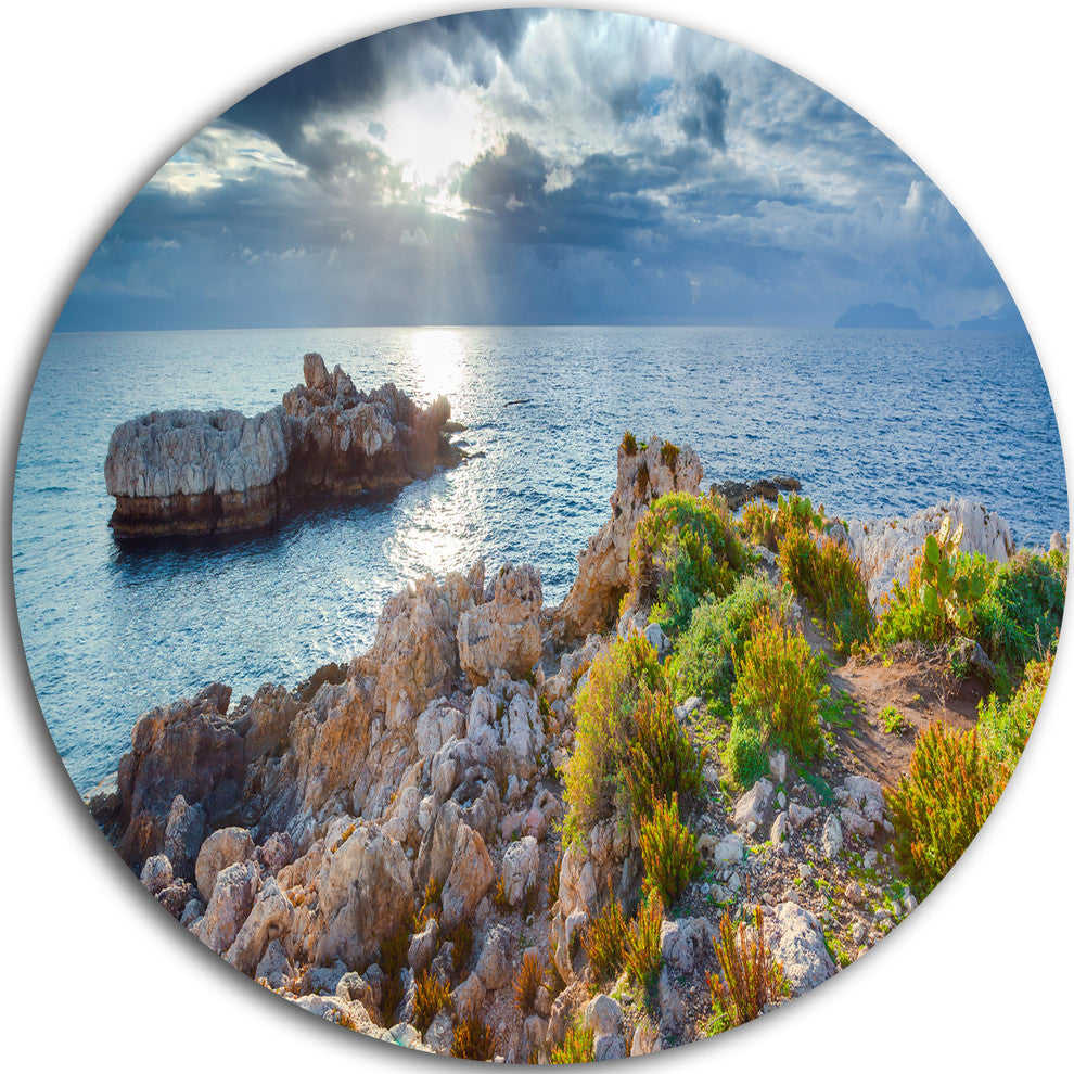 Piscina Di Venere Reserve, Landscape Photo Disc Metal Wall Art, 11"