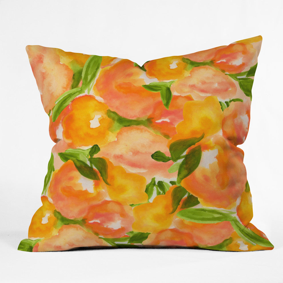 Deny Designs Rebecca Allen Our Summer Garden Outdoor Throw Pillow