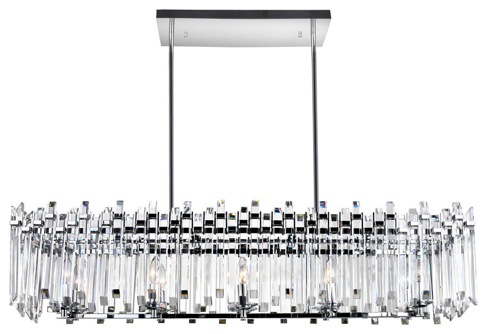 Henrietta 10 Light Chandelier With Chrome Finish