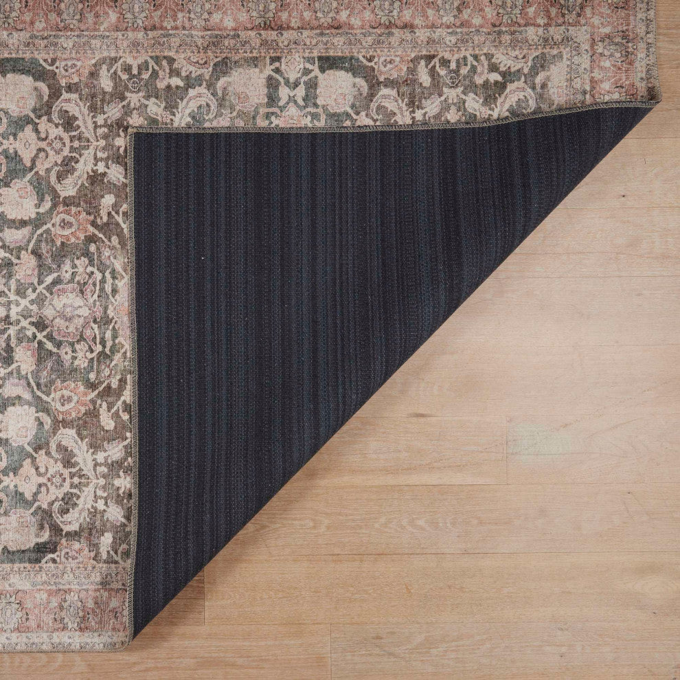 Bergen Area Rug, Green, 5'x7'6"