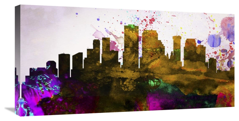 "New Orleans City Skyline" Fine Art Print