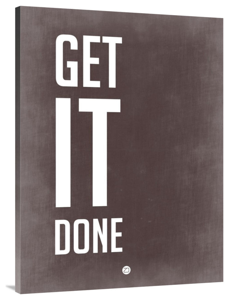 "Get It Done Poster Grey" Fine Art Print
