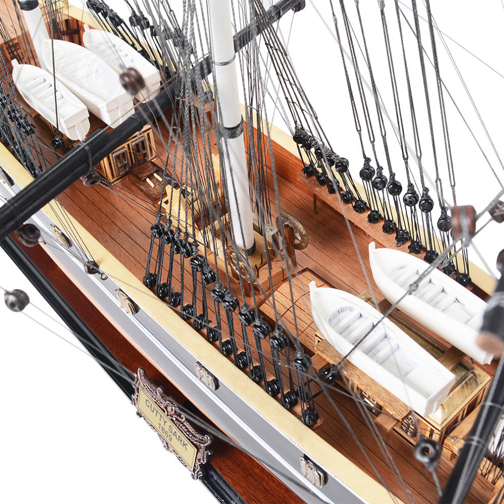 Cutty Sark (No Sail) Museum-quality Fully Assembled Wooden Model Ship