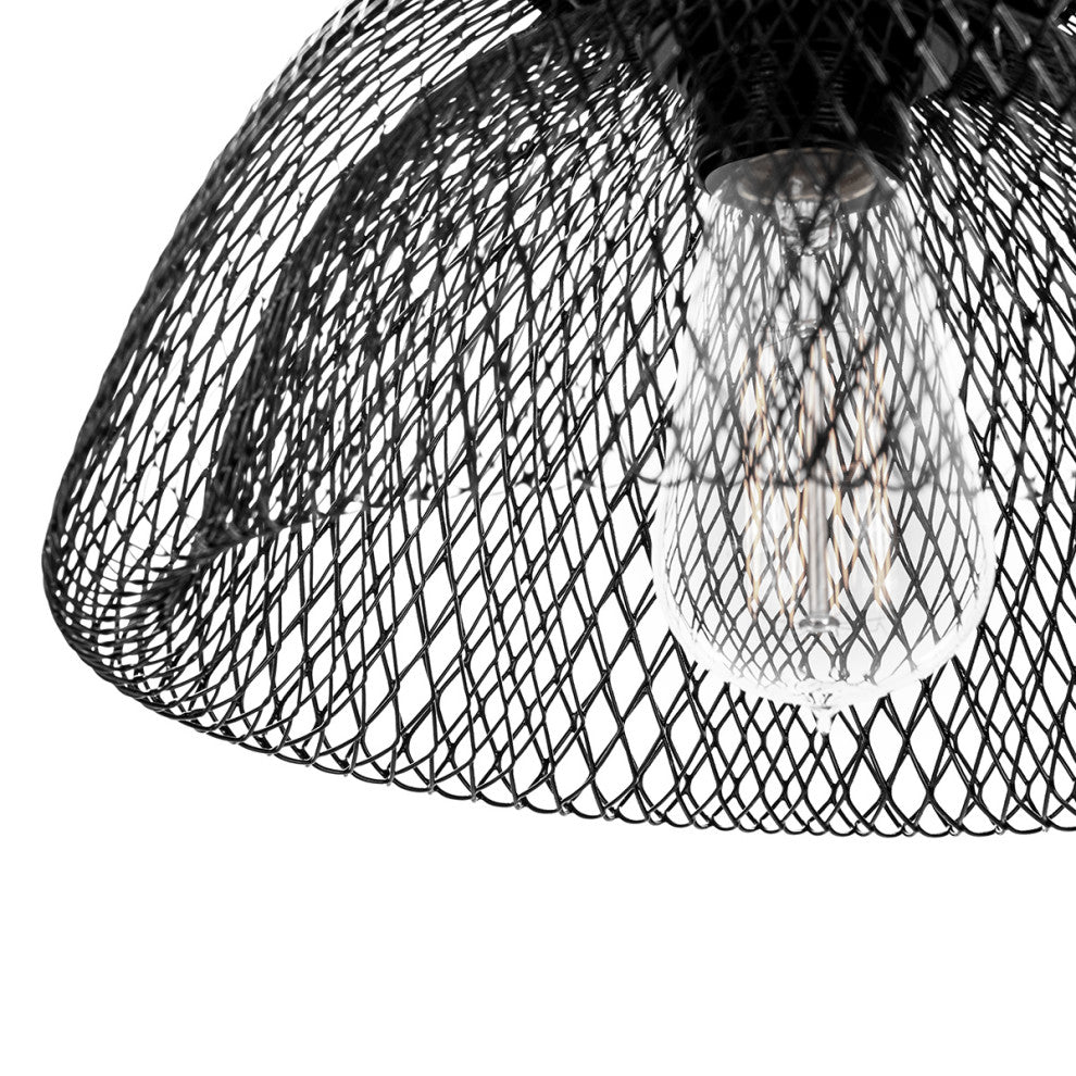 Polaris Pendant Light, Black, Small 10"