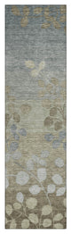 Machine Washable Indoor/Outdoor Chantille ACN1900 Khaki 2'3" x 7'6" Runner Rug