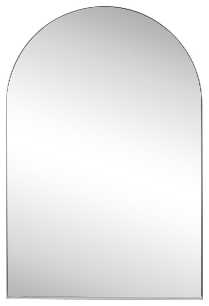 Elodie Medium Arched Metal Framed Wall Mounted Mirror