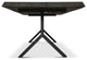 Brooks Dining Table, Y Base, 40"x79", Ebonized Top, Black Base