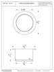 3-Bolt Mount Style Extra-Deep Disposal Flange In Polished Nickel