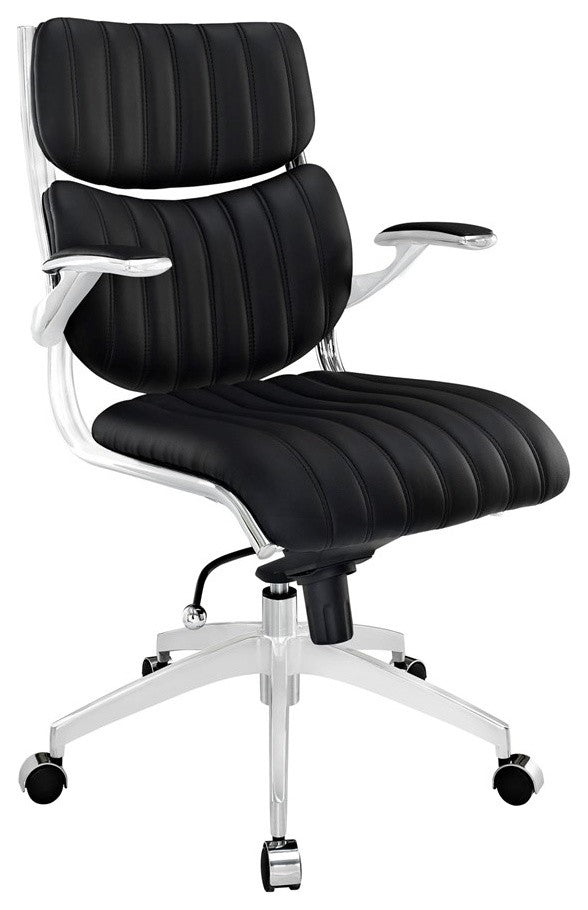 Black Escape Mid Back Office Chair