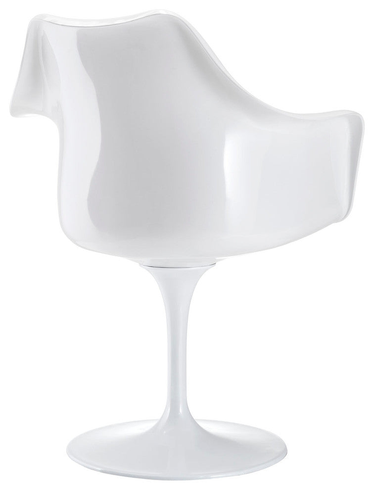 Modern Contemporary Kitchen Dining Armchair Red