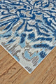 Weave & Wander Carini Rug, Blue Haze, 5'3"x7'6"