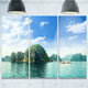 "Ha Long Bay in Vietnam" Metal Wall Art, 3 Panels, 36"x28"