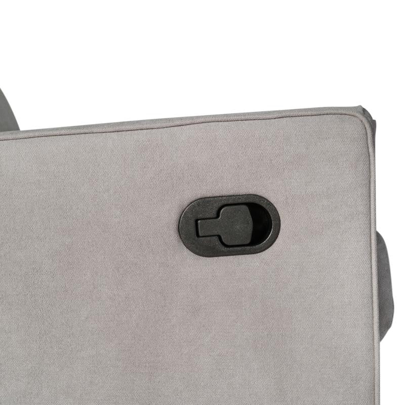 Cash Swivel Glider Rocker Recliner Chair, Light Gray