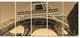 "Iconic Paris Eiffel Tower View From Ground" Cityscape Art, 60"x28", 5-Panels