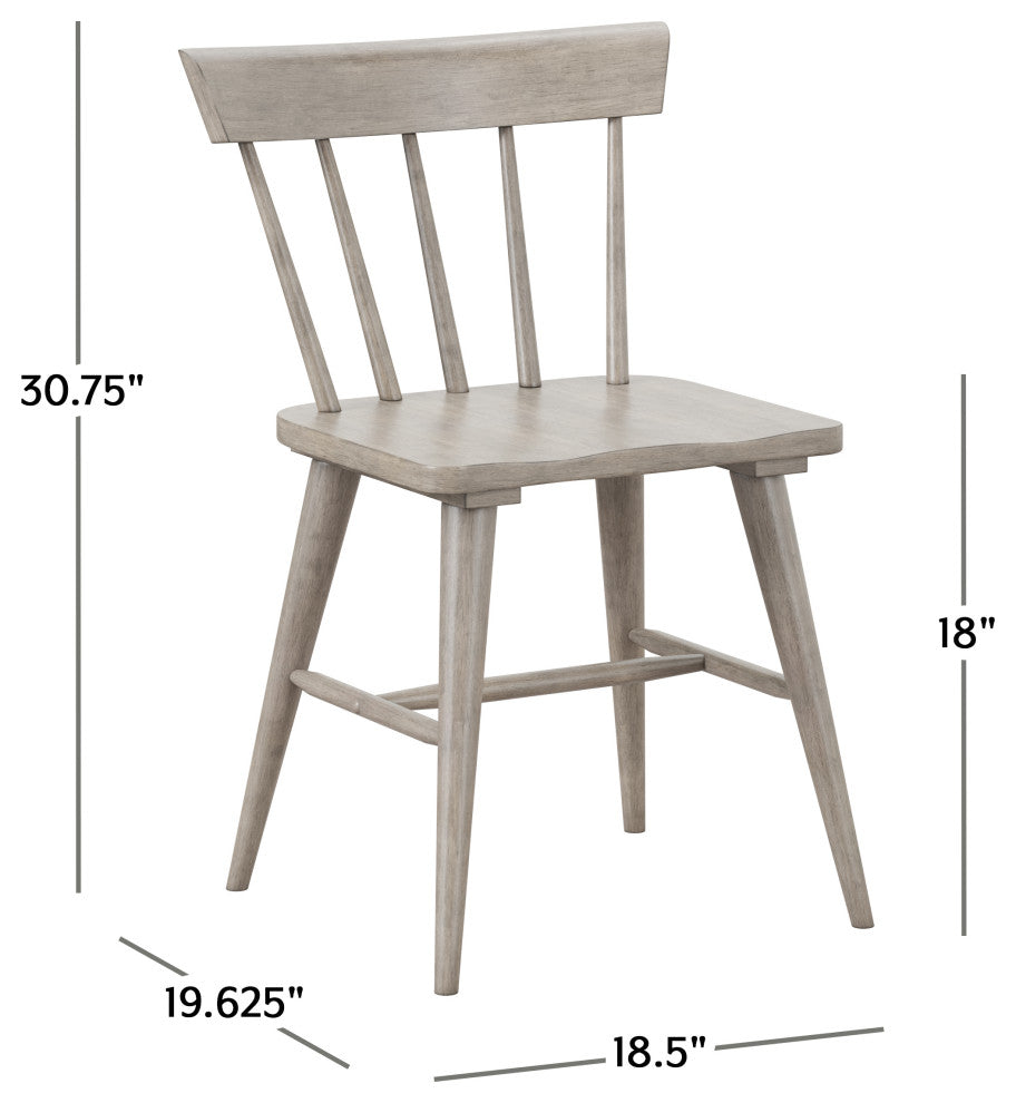 Hillsdale Mayson Wood Spindle Back Dining Chair, Set of 2