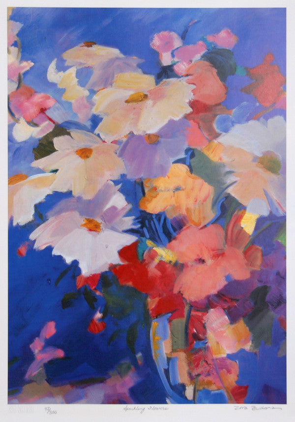 "Sparkling Flowers" Artwork