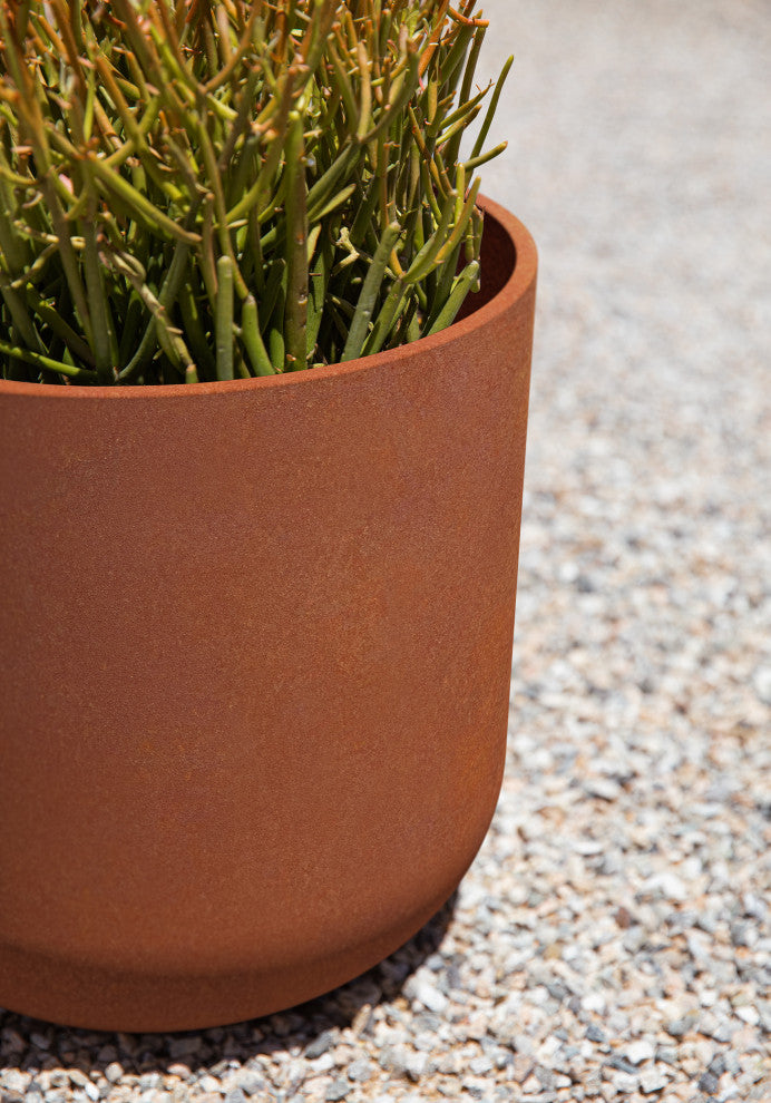 Veradek Patina Series Kona Planter Rust, Rust, 10", 1 Pack