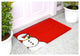 Calloway Mills Red Winter Snowman Doormat, 24" X 36"