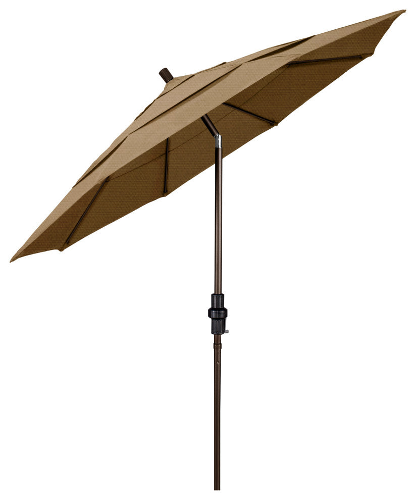 Fiberglass Umbrella Collar Tilt, Sunbrella, Cocoa, 11'