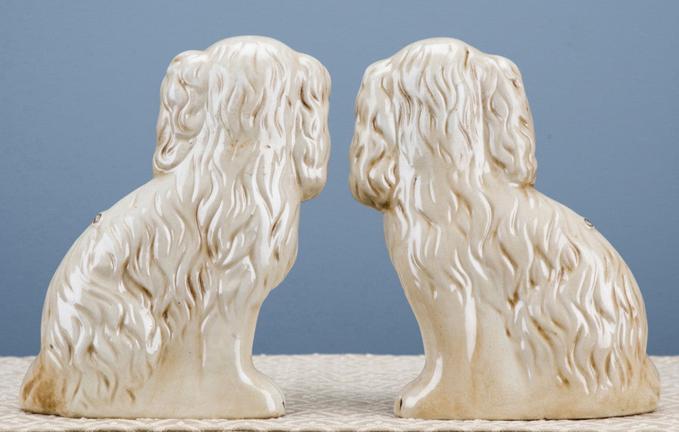 Pair of White Dogs