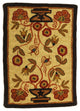 Homespice Decor Potted Flower Hooked Wool Rug Potted Flower 2' X 3'
