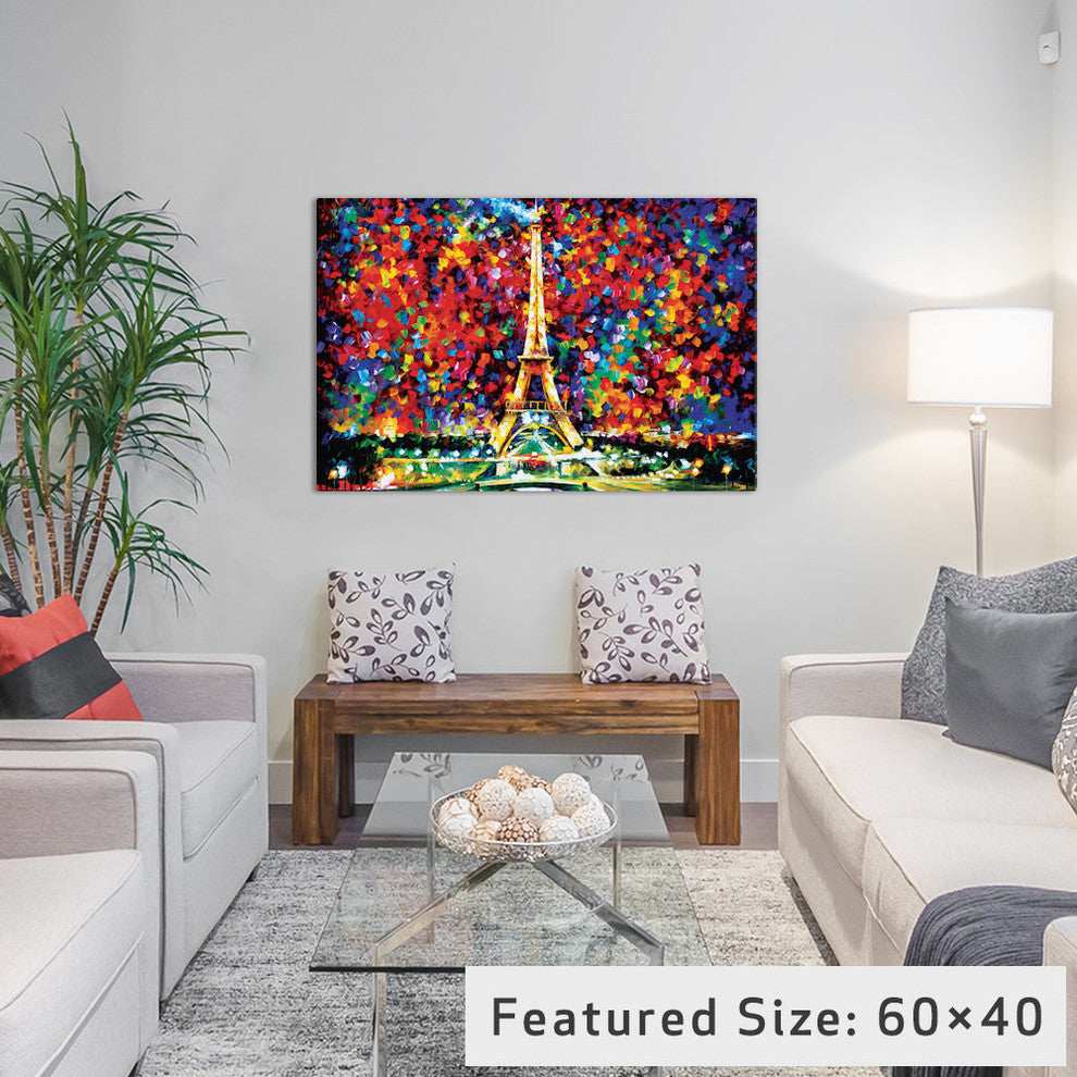 "Paris Of My Dreams Gallery" by Leonid Afremov, 18x12x1.5"