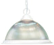 Woodbridge Lighting Interior Complements Large Prism Dome Pendant in White