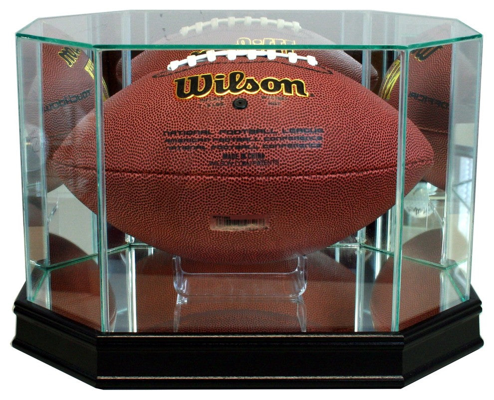 Octagon Football Display Case