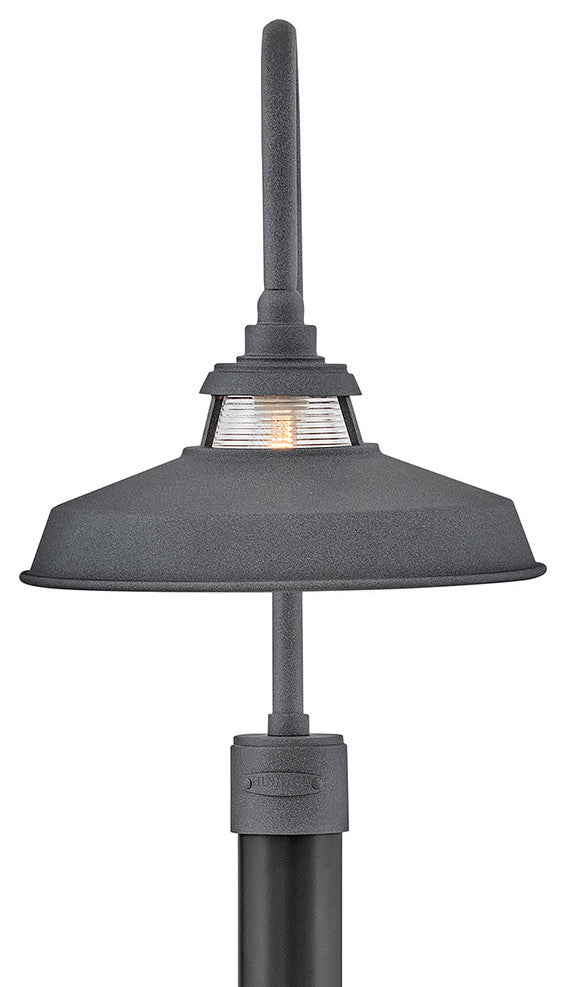Hinkley Troyer Medium Post Mount Lantern, Aged Zinc