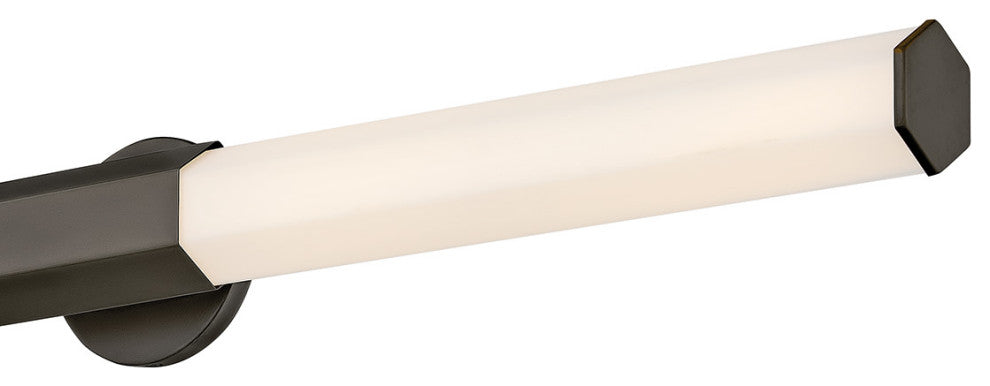 Hinkley Facet Bathroom Vanity Light, Black Oxide, 40"