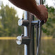 PULSAR 01 Outdoor Shower 316 Stainless Steel with Hand Shower, Brushed Stainless