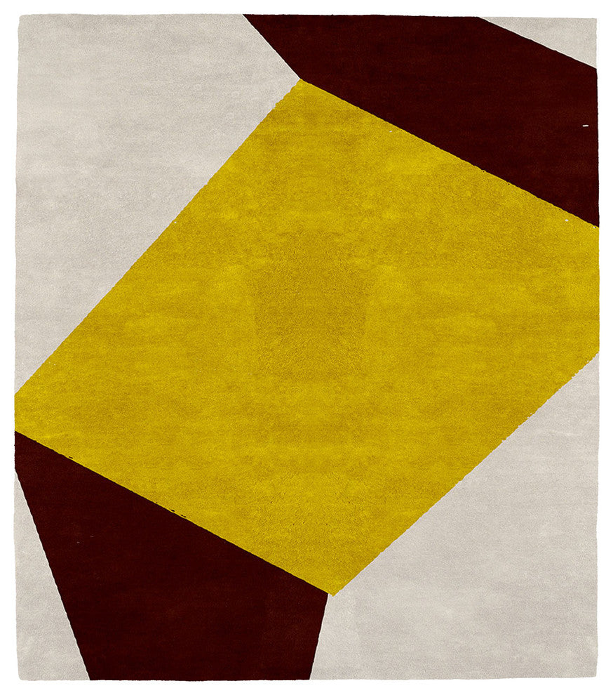 Fractal Light Signature Rug, 6' Square