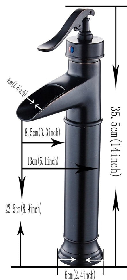 Duncan Oil Rubbed Bronze Single Handle Bathroom Sink Faucet