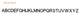 Monogrammed Pillowcase Gray Stripes 16", White Thread, Arial Font, E