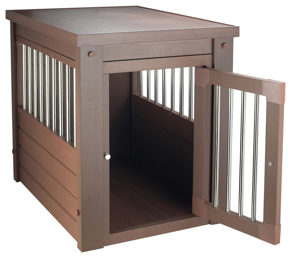 ECOFLEX® Dog Crate End Table - Russet, Russet, Small