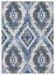 Machine Washable Indoor/Outdoor Chantille ACN1878 Blue 8' x 10' Rug