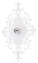 Royal, 1-Light Wall Sconce, White