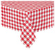 Buffalo Red Checkered 100% Cotton Table Cloth, 60"x104"