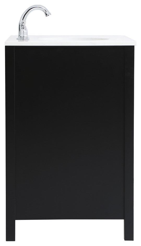 Isabel Black 36" Single Sink Bathroom Vanity