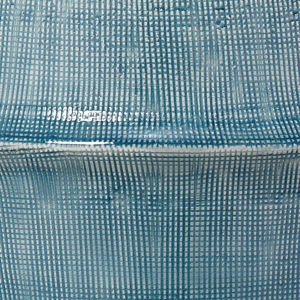 Kaya Ceramic Table Lamp, Blue