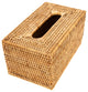 Artifacts Rattan™ Rectangular Tissue Box Cover, Honey Brown, 10"x6"x5"