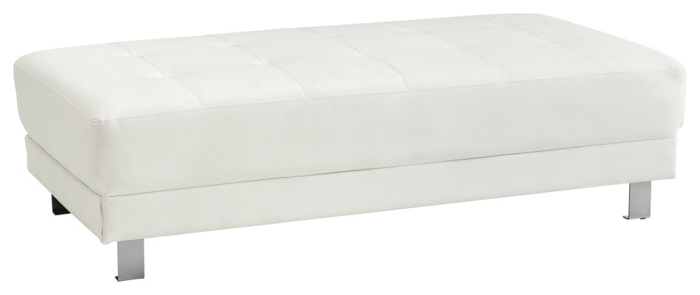 Milan Ottoman, White