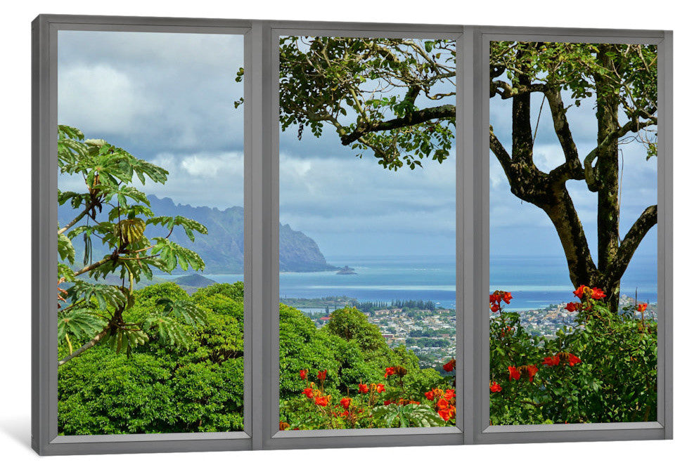 Hawaii Window View by Unknown Artist