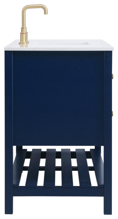 Tucker Blue 48" Single Sink Bathroom Vanity