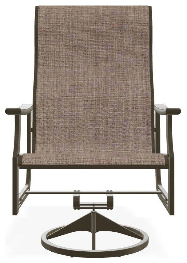 St. Catherine Sling Outdoor Supreme Swivel Rocker, Augustine Fennel/Beachwood