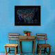 Mongolian Empire Asia Vintage Vivid Color Map Canvas, 28"x37"