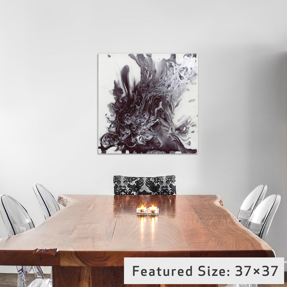 "Pour Three Gallery" by Emily Magone, 12x12x1.5"