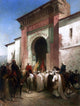 Honore Boze Royal Procession at the Gateway - 21" x 28" Premium Canvas Print